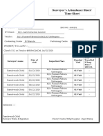 Surveyor's Attendance Sheet Ramdevsinh Gohil 01-06 - 12 - 2020