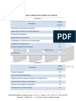 Conteudo Programatico Banco de Dados FAMP