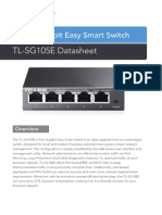 TL-SG105E Datasheet: 5-Port Gigabit Easy Smart Switch