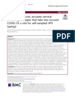 Self-Sampling HPV Cervical Cancer