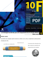 Energia Transferida para Um Componente de Um Circuito Elétrico. Efeito Joule