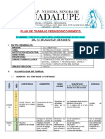 1-PLAN REMOTO - PRIMARIA-FORMATO 4 Grado Mes de JULIO