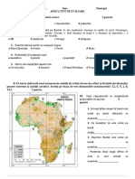 0 Africa Test de Evaluare