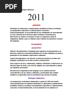 Propósitos y El Enfoque Didáctico