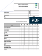 Check List Preoperacional de Apisonador o Compactador Tipo Canguro