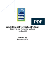 Landfill-Project-Verification-Protocol Capturing and Distroying Methane From Landfills