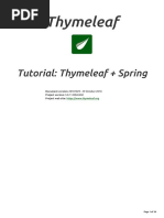 Tutorial: Thymeleaf + Spring