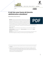 El Soft Law Como Fuente Del Derecho Administrativo Colombiano