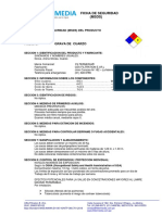 MSDS Hoja de Seguridad Grava de Cuarzo