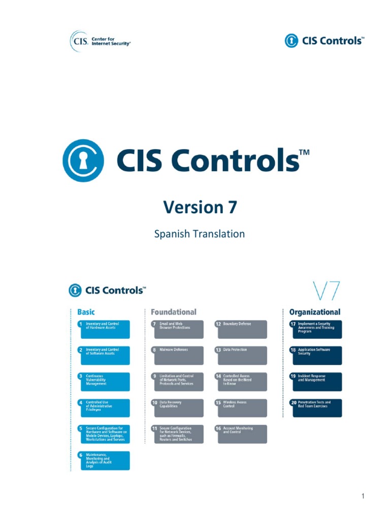 CIS Controls Version PDF | PDF | Conmutador de red | Vulnerabilidad ...