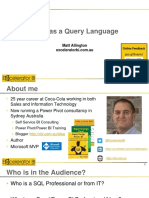 DAX As A Query Language: Matt Allington