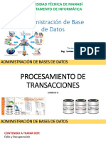 ABD 11 UNIDAD II Fallo y Recuperacion PDF