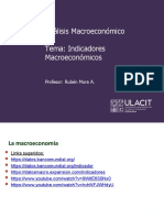 PPT Análisis Macroeconómico 08-7001 Tema Indicadores Macro