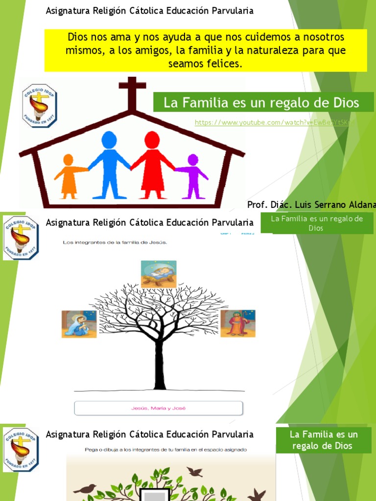 Kinder La Familia Es Un Regalo de Dios - PDF | PDF