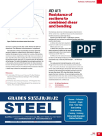 AD 417 - Resistance of Sections To Combined Shear and Bending, April 2018