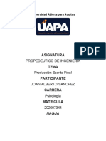 Trabajo Final de La Asignatura Propedéutico de Matemática para Ingeniería