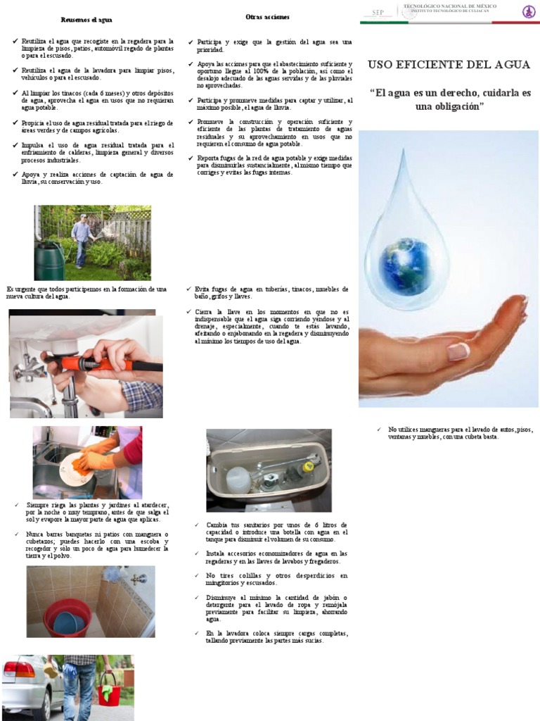 Reutilización y Ahorro de Agua | PDF | Aguas residuales | Agua
