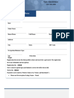 Naila Client Intake Form