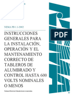 NEMA PB 1.1-2002 (Spanish)