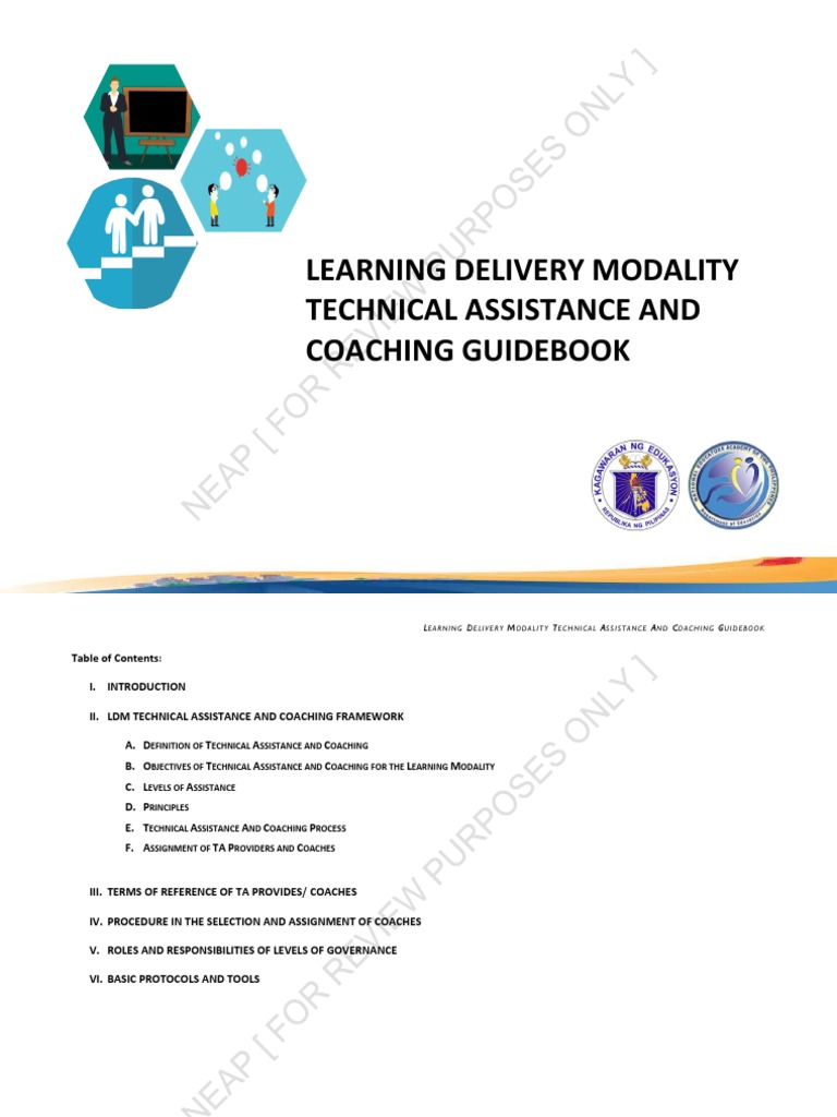 LDM1 Module 5A LDM TA and Coaching Guidebook | PDF | Development Aid ...