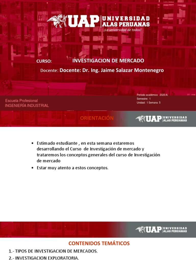 Semana 5 Investigacion De Mercado Descargar Gratis Pdf