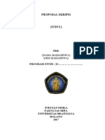 Lampiran 1 Outline Naskah Proposal Skripsi