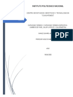 Cambios de Fase y Calor Latente PDF