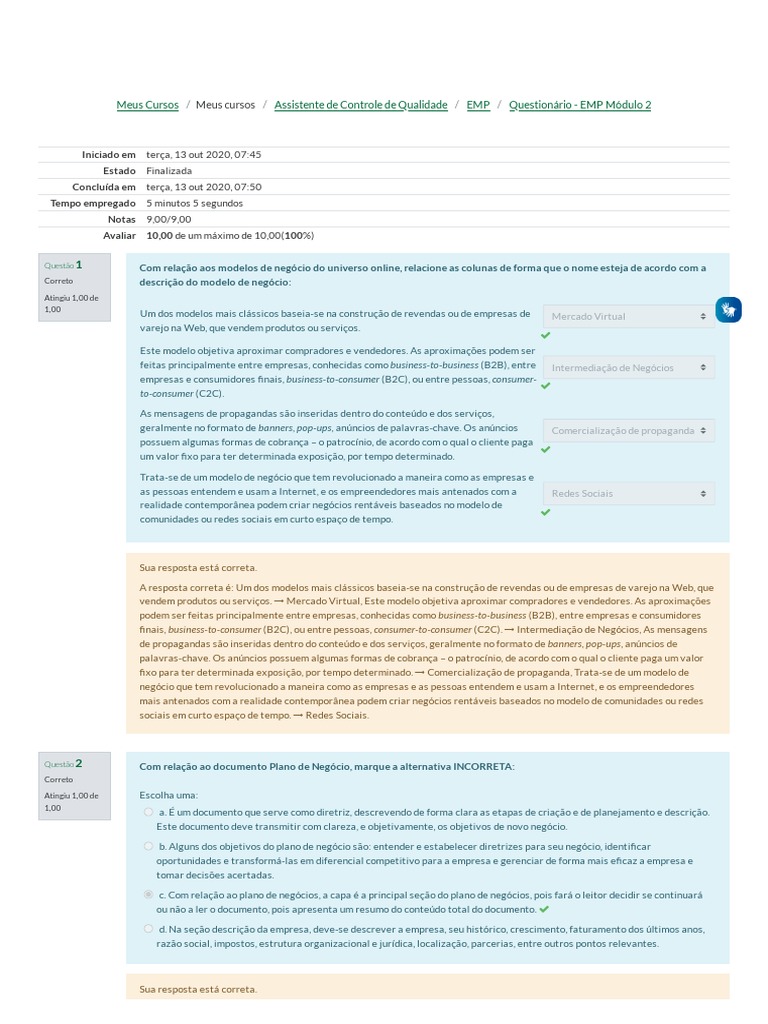 Análise de Modelos de Negócio Online | PDF | Plano de negócios ...