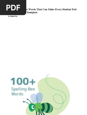 Spelling Bee
