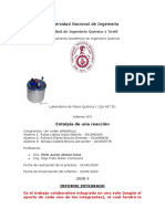 Informe QU427 Entalpía Reacción