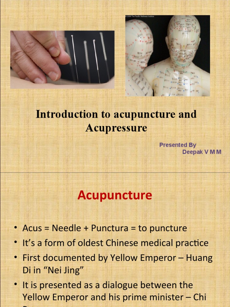03 Introduction To Acupuncture & Acupressure | PDF | Acupuncture ...