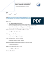 3rd BGU EFL Diagnistic Test