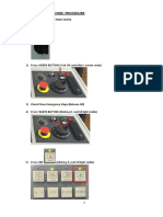 Turret Punch - Procedure To Run Machine