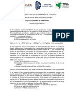 Problemario de Filtración - Procesos de Separación I - 20 PDF