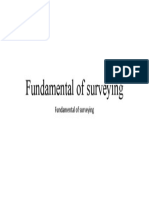 Fundamental of Surveying