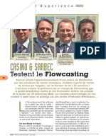 Le Flowcasting serait-il plus séduisant CASINO & SARBEC