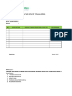 Form34 - Pekerja Baru Masuk - PT. Yudha Fatni Makmur