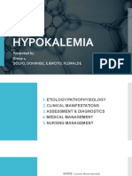 Hypokalemia: Presented By: Group 4 Dolfo, Dominise, Ejercito, Floralde