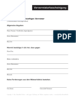 Vorvermieterbescheinigung PDF