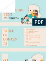 Procedure Text: By: Group 6