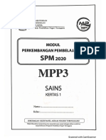 Terengganu - Sains K1 Trial SPM 2020
