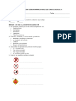 Evaluacion Capacitacion Seguridad Vial - Sigpe Consultores