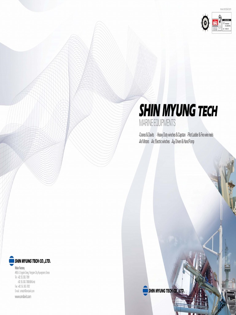 Cranes & Davits Heavy Duty Winches & Capstan Pilot Ladder & Fire Wire