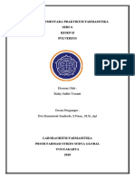 Laporan Sementara Praktikum Farmasetika Seri G Resep Ii Pulveress