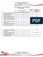 Consolidated Grade 1 Math Competencies First Quarter: Assignment