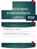 2 Panunuring Pampanitikan (Tula at Awit)