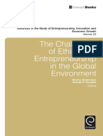 (Advances in the Study of Entrepreneurship, Innovation and Economic Growth) Sherry Hoskinson, Donald F. Kuratko (eds.) - The Challenges of Ethics and Entrepreneurship in the Global Environment-Emerald.pdf