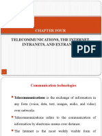 Chapter Four: Telecommunications, The Internet, Intranets, and Extranets