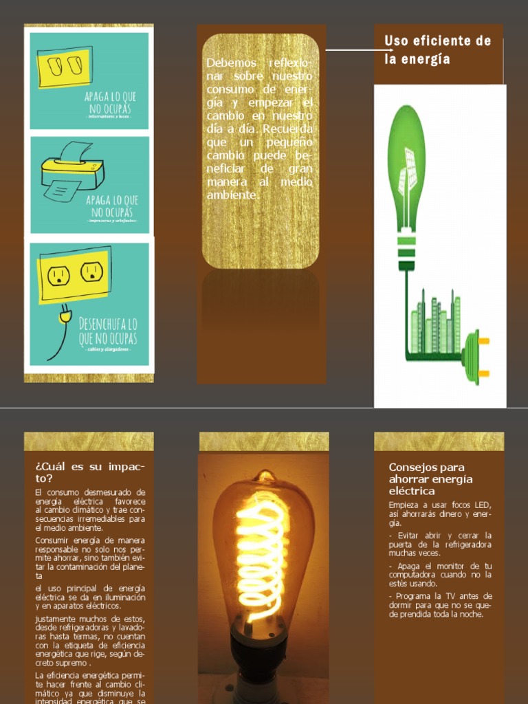 Folleto Uso eficiente de la energía eléctrica | PDF