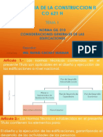 Tecnologia de La Construccion II - Tema 1 - Alcances y Contenidos Ing. Cachay